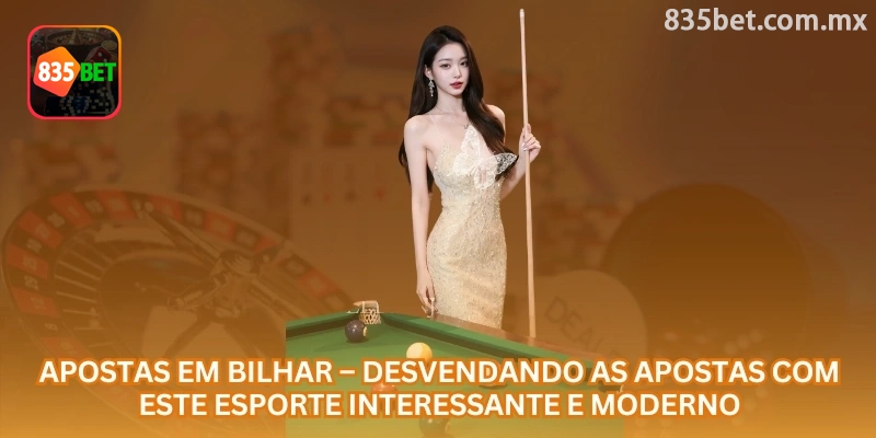 Tela de apostas em bilhar com regra e valor de entrada visíveis