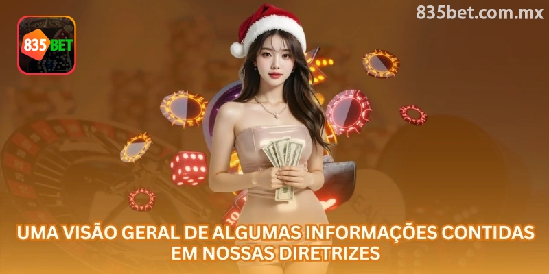 Categorias de dados tratadas nos serviços da 835bet