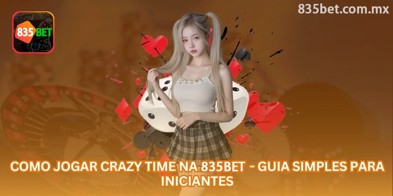 Tela de Crazy Time com regra e valor de entrada visíveis