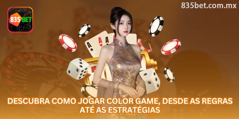 Tela de Color Game com regra e valor de entrada visíveis