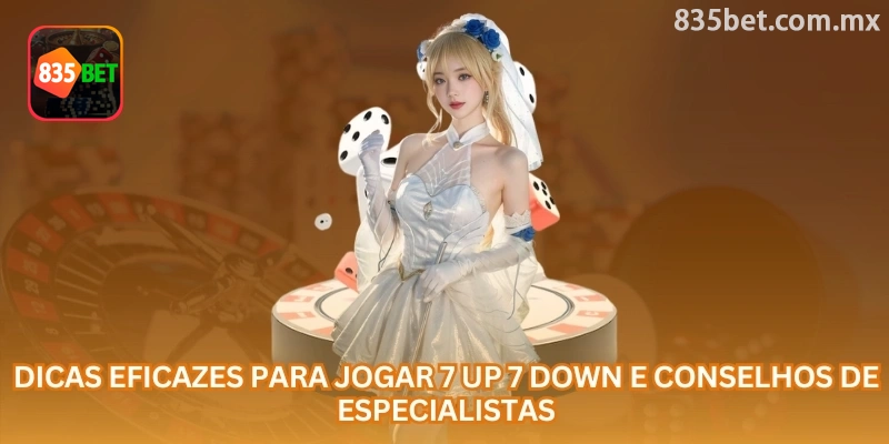 Tela de 7 Up 7 Down com regra e valor de entrada visíveis