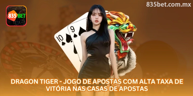 Tela de Dragon Tiger com regra e valor de entrada visíveis