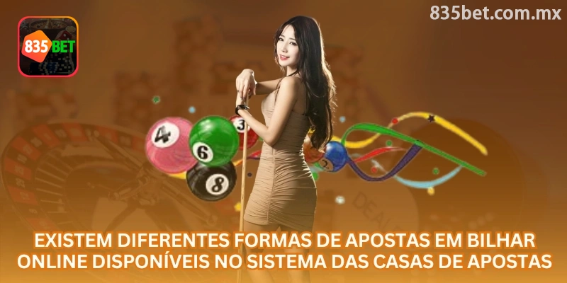 Opções de apostas em bilhar antes da confirmação pelo celular