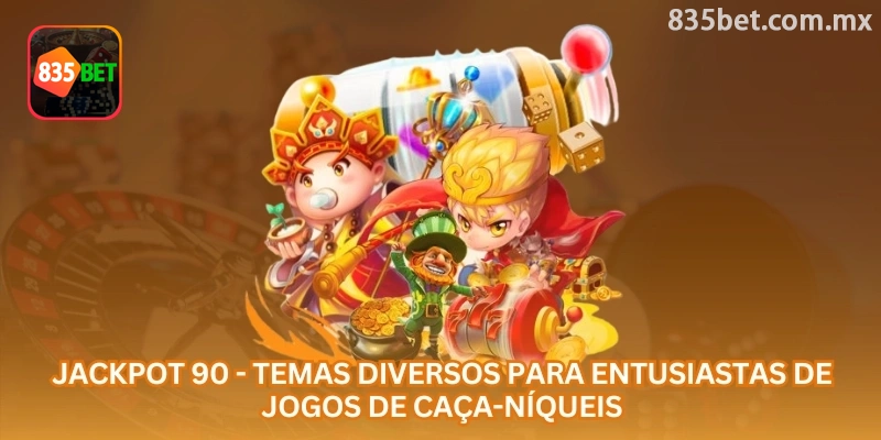 Tela de Jackpot 90 com regra e valor de entrada visíveis