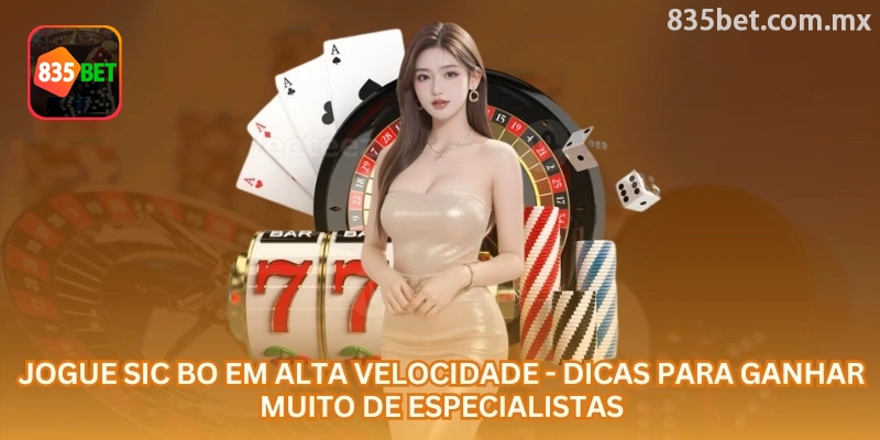 Tela de Speed Sic Bo com regra e valor de entrada visíveis