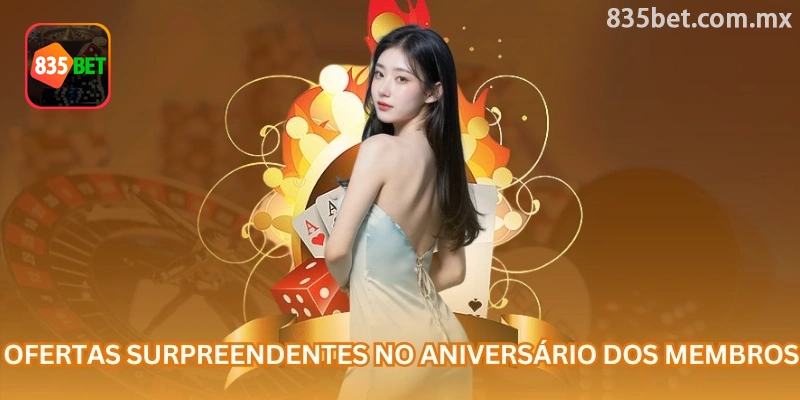 Condições cadastrais usadas em uma ação de aniversário