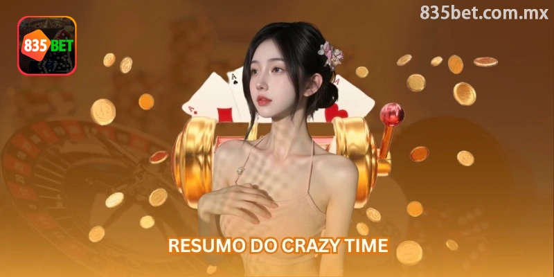 Detalhe de Crazy Time para conferir pagamento e ritmo da rodada